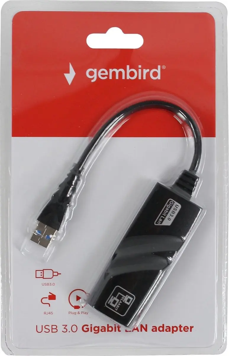 Gembird NIC-U3-02 USB 3.0 Netwerkadapter