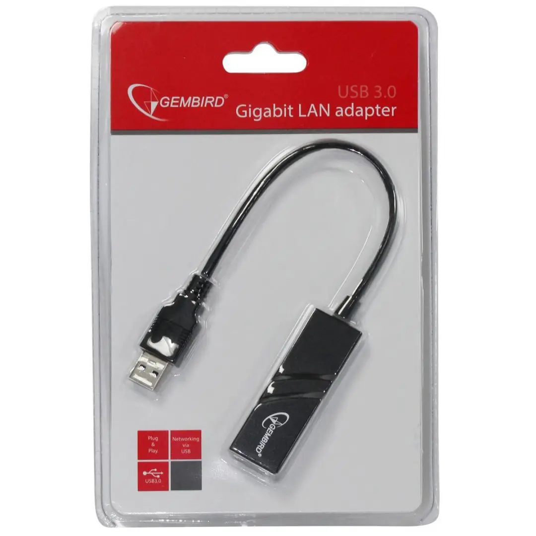Gembird NIC-U3-02 USB 3.0 Netwerkadapter