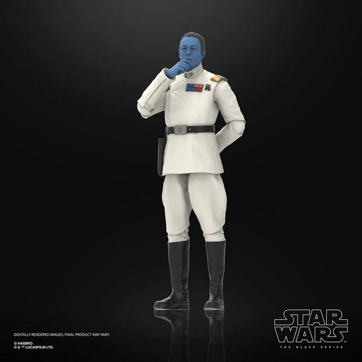 Hasbro Star Wars Grand Admiral Thrawn Black Series Figuur 15cm - Meerkleurig