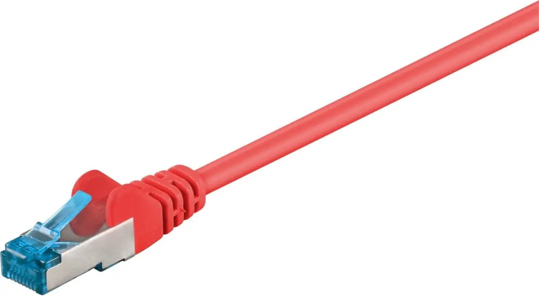 Goobay S/FTP CAT6a Netwerkkabel 10Gbps - 15m - Rood