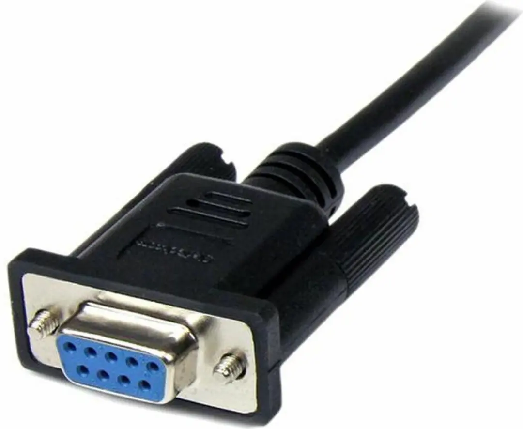Startech SCNM9FM2MBK DB9 RS232 Nullmodemkabel 2m - Zwart