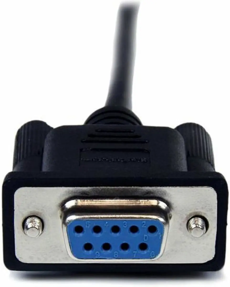 Startech SCNM9FM2MBK DB9 RS232 Nullmodemkabel 2m - Zwart
