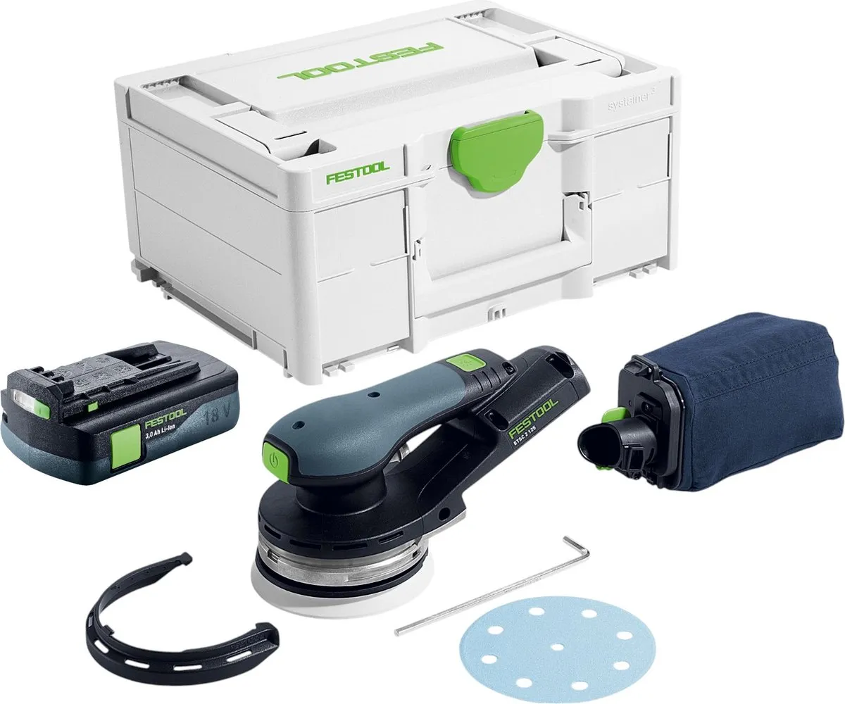 Festool ETSC 2 125-Basic Excenterschuurmachine 18V