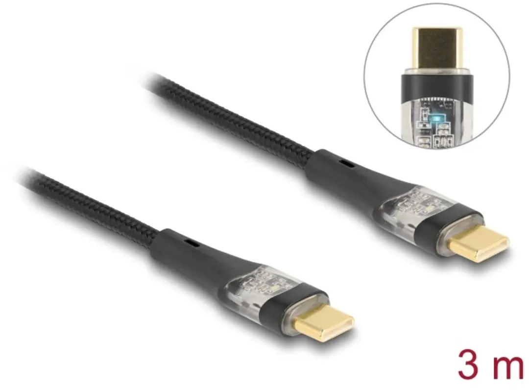 Delock USB-C naar USB-C Kabel 100W PD 3.0