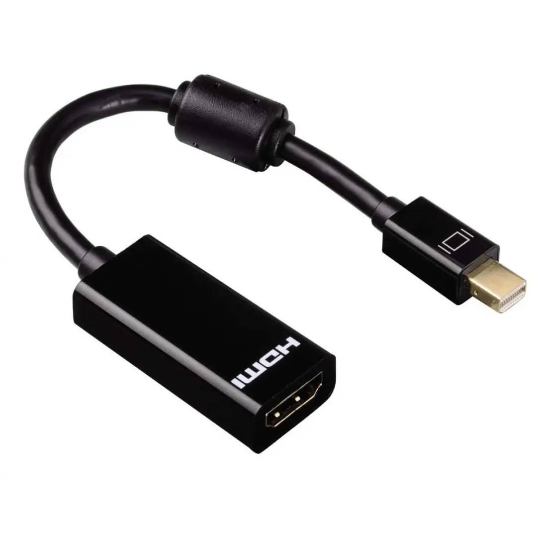 Hama Mini DisplayPort naar HDMI Adapter 1.2 - Zwart