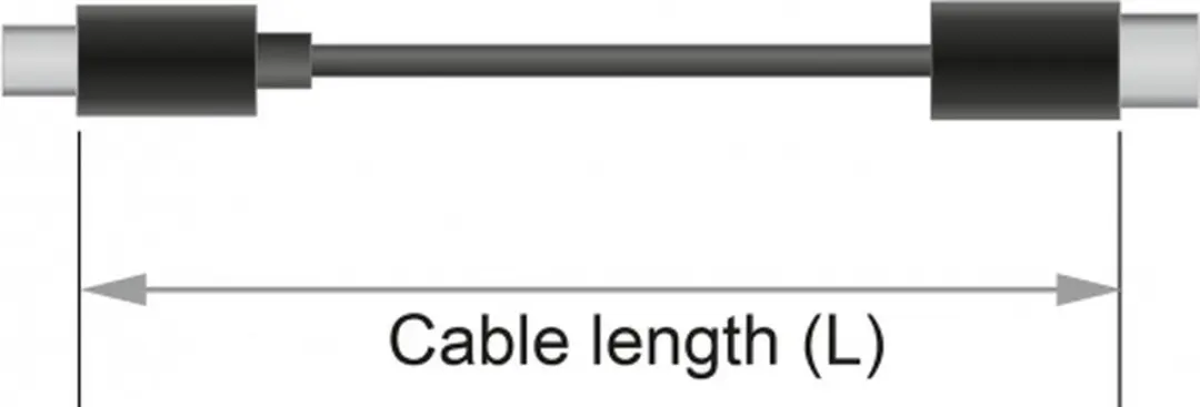 Delock 3,5mm Jack Stereo Audio Kabel - Haaks - 2m