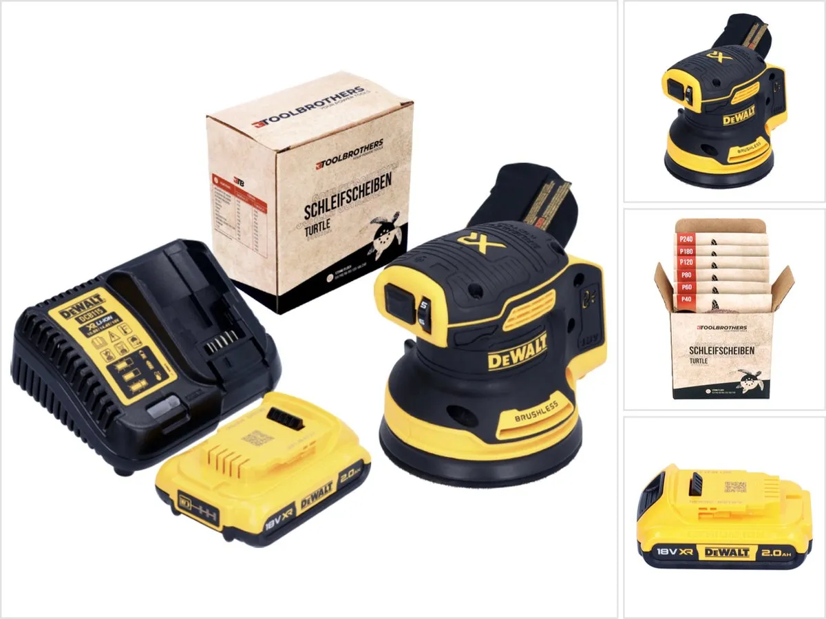 DeWalt DCW210 D1 Excentrische Schuurmachine 18V