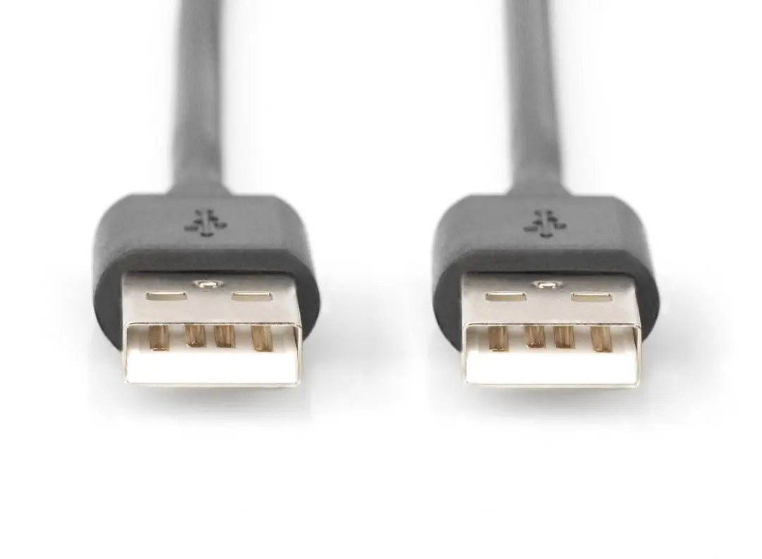 Digitus USB 2.0 USB-A Kabel 1m - Zwart