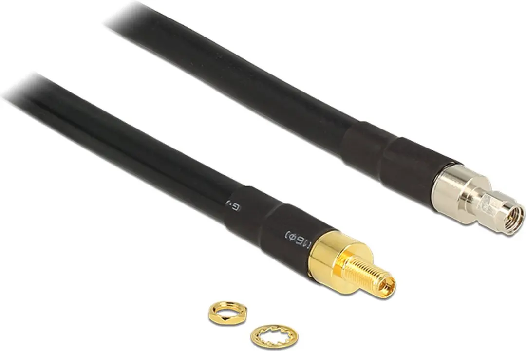 Delock SMA Verlengkabel CFD400/LLC400 50 Ohm