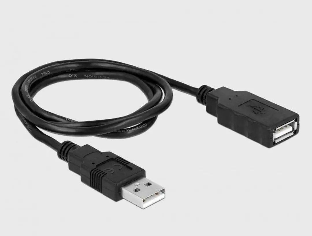 Delock USB-A naar RS485 Adapter 9-pins SUB-D - 0,8m - Zwart