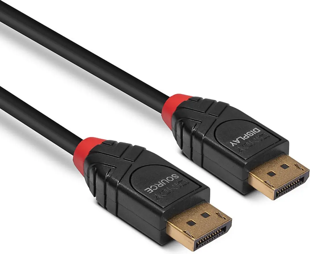 Lindy 41168 DisplayPort-kabel 7,5m - Zwart Verguld