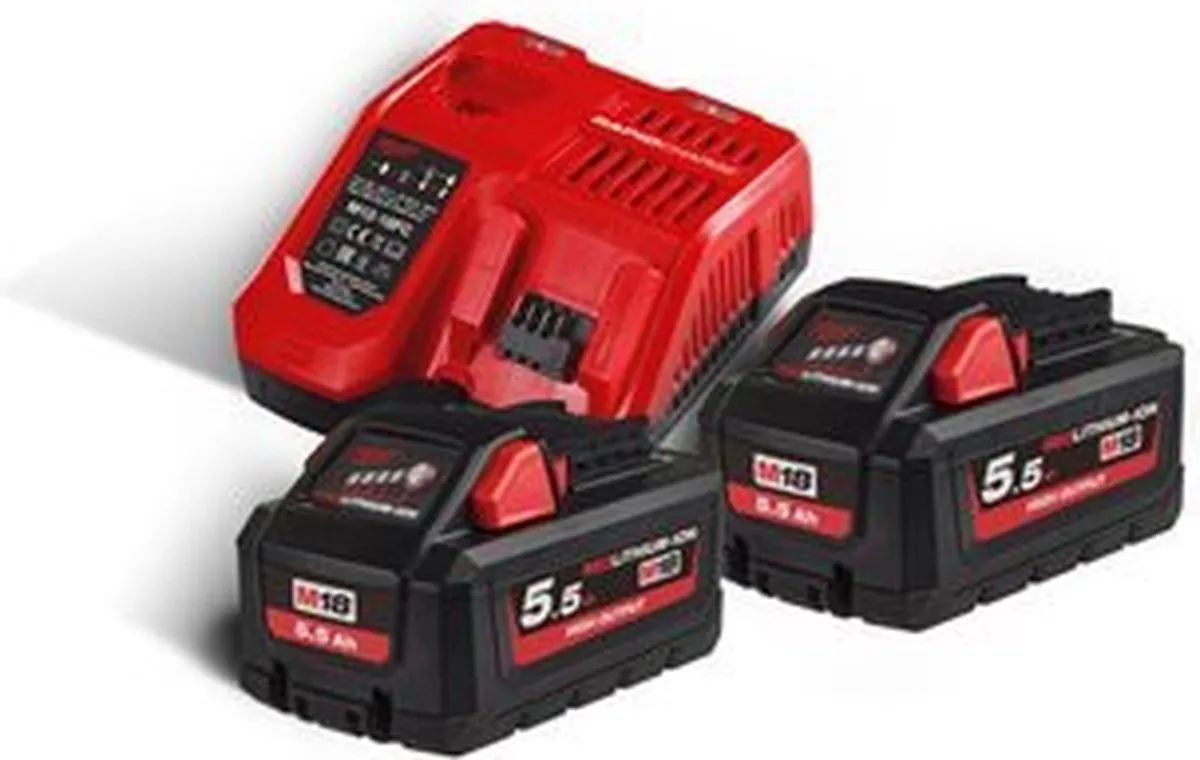 Milwaukee M18 HNRG-552 Accu Pack 2x 18V 5.5Ah Li-Ion
