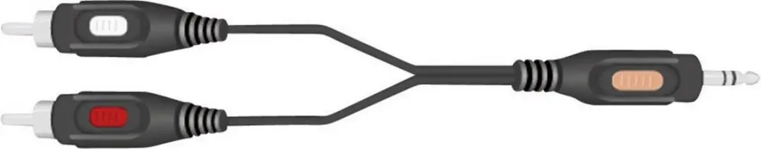 SpeaKa Professional SP-7869792 Cinch/Jack 3,5mm Audiokabel - Zwart