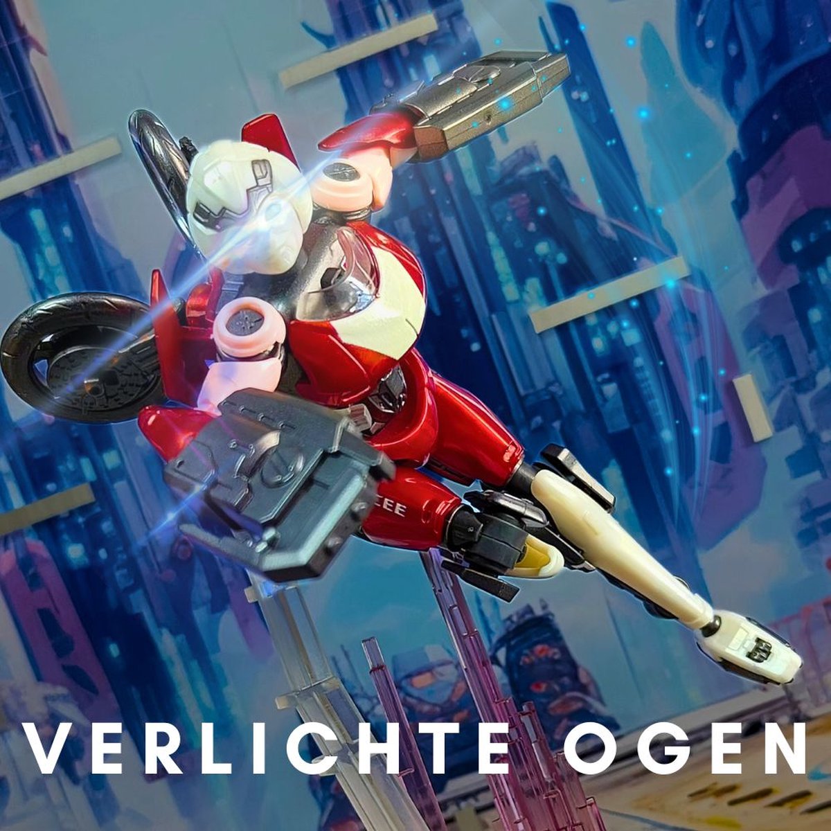 Blokees - Transformers One Arcee incl. display box | Auto Bots Wars Action Figure Edition | Robot technic modelbouw | model kit | Speelgoed legacy star bouwpakket | Bekend van manga & anime