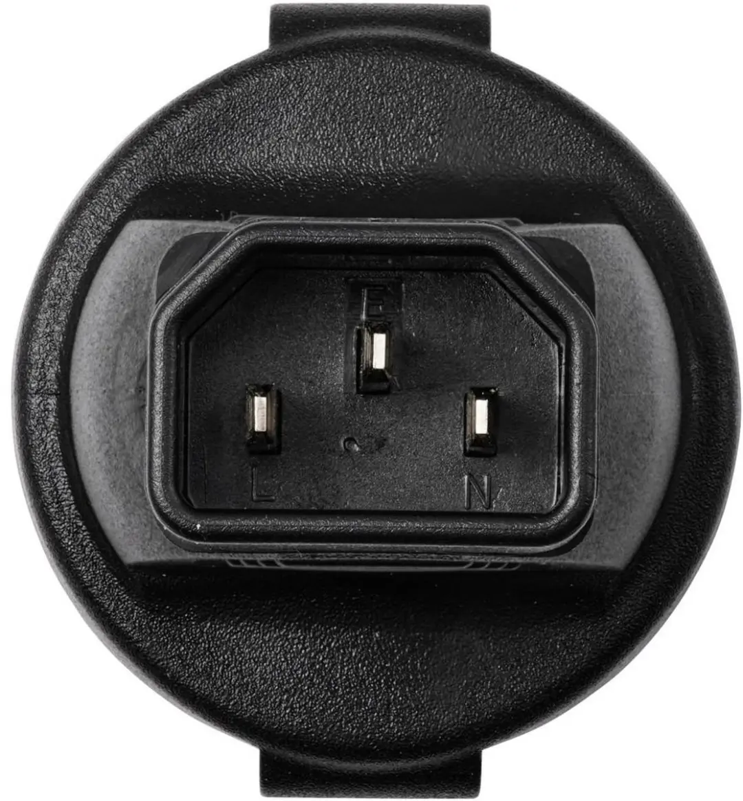 Tru Components TC-13476088 Apparaatadapter C14 - 2-polig Zwart