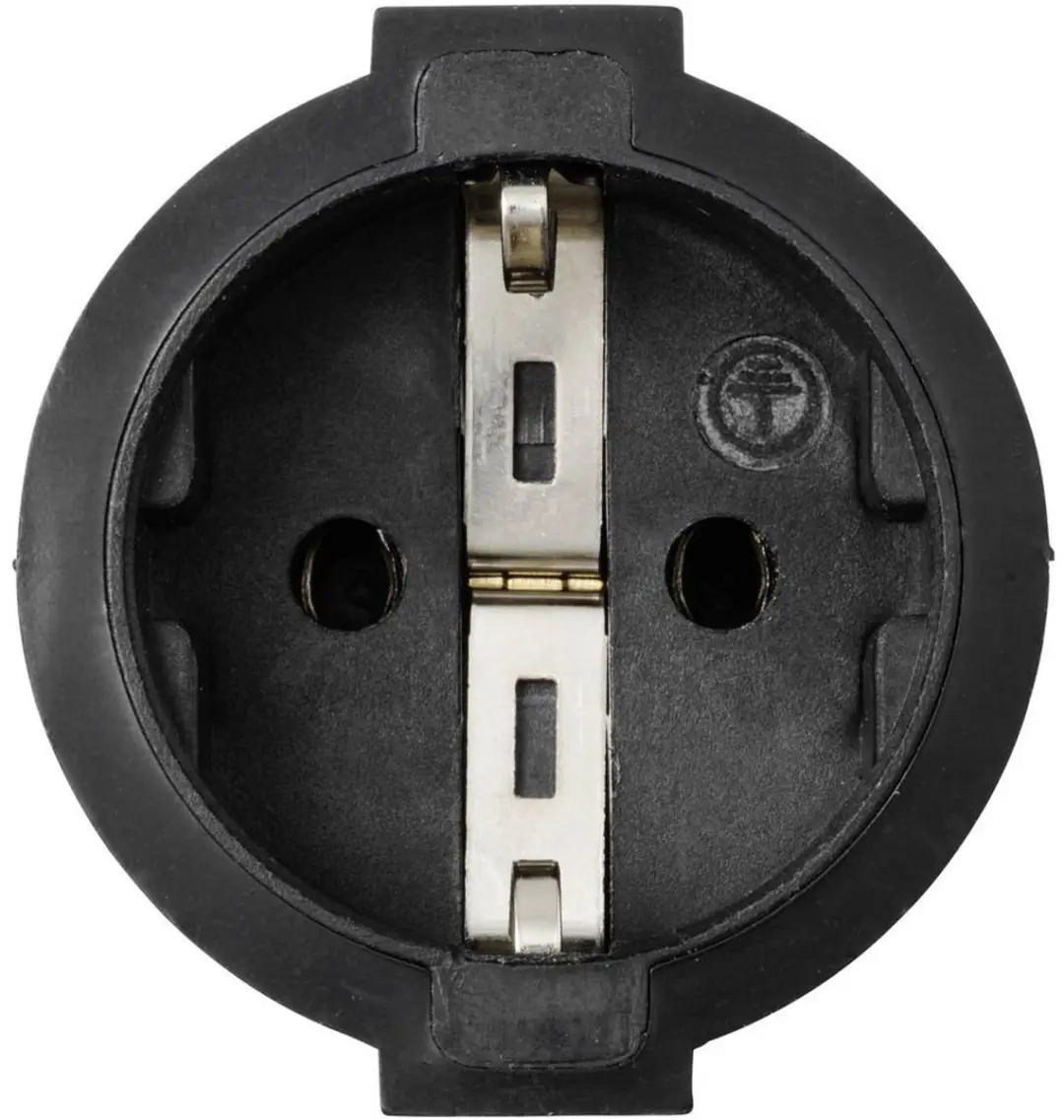 Tru Components TC-13476088 Apparaatadapter C14 - 2-polig Zwart