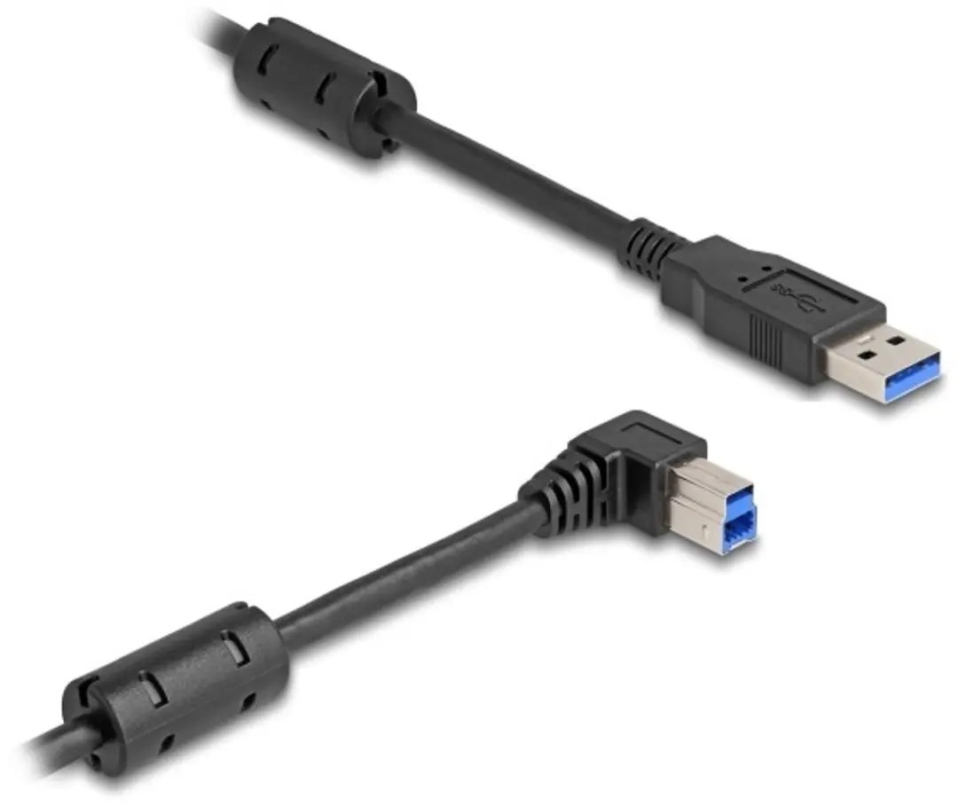 Delock USB-A naar USB-B haaks 5Gbps kabel