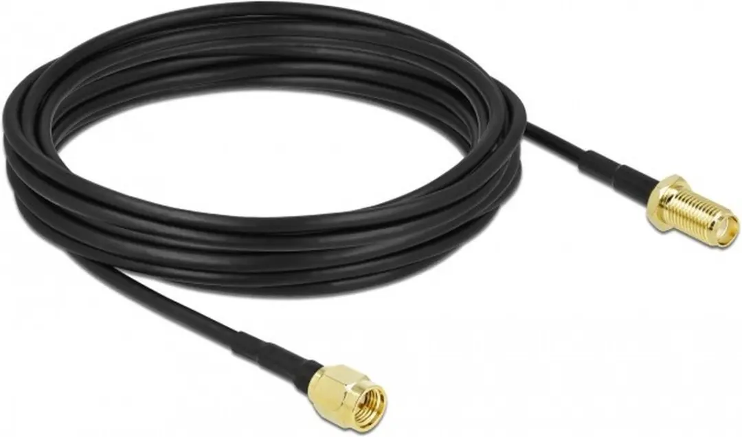 Delock SMA-SMA Antennekabel LMR/CFD100 7,5m - Zwart