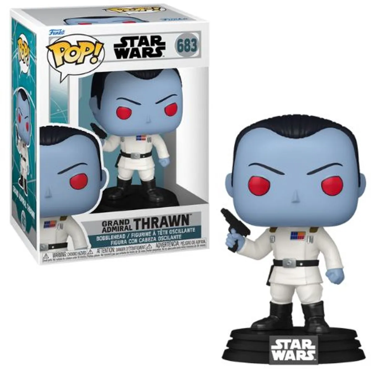 Funko Pop Star Wars Grand Admiral Thrawn #683 - Multi