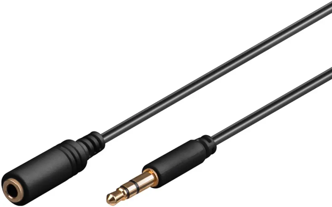 Goobay 3,5mm Jack Stereo Verlengkabel 1,5m - 10 Stuks