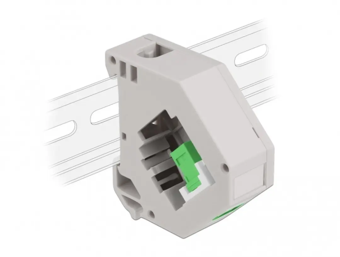 Delock DIN-rail Adapter SC Simplex Groen
