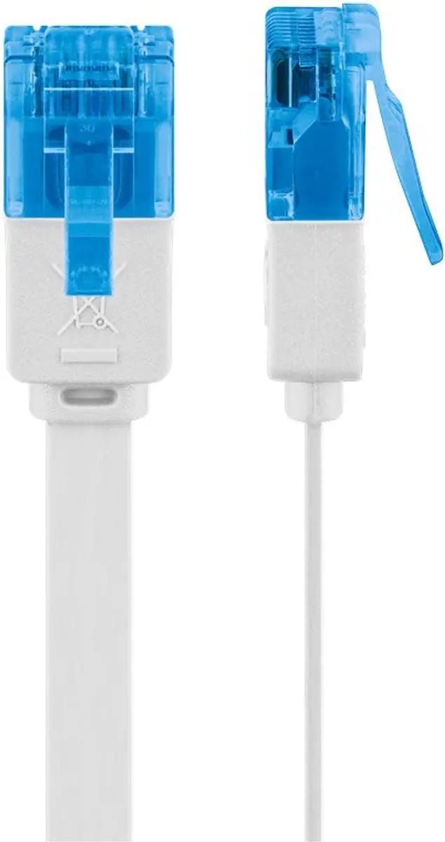 Goobay CAT6A Netwerkkabel RJ45 - 1m - Zwart