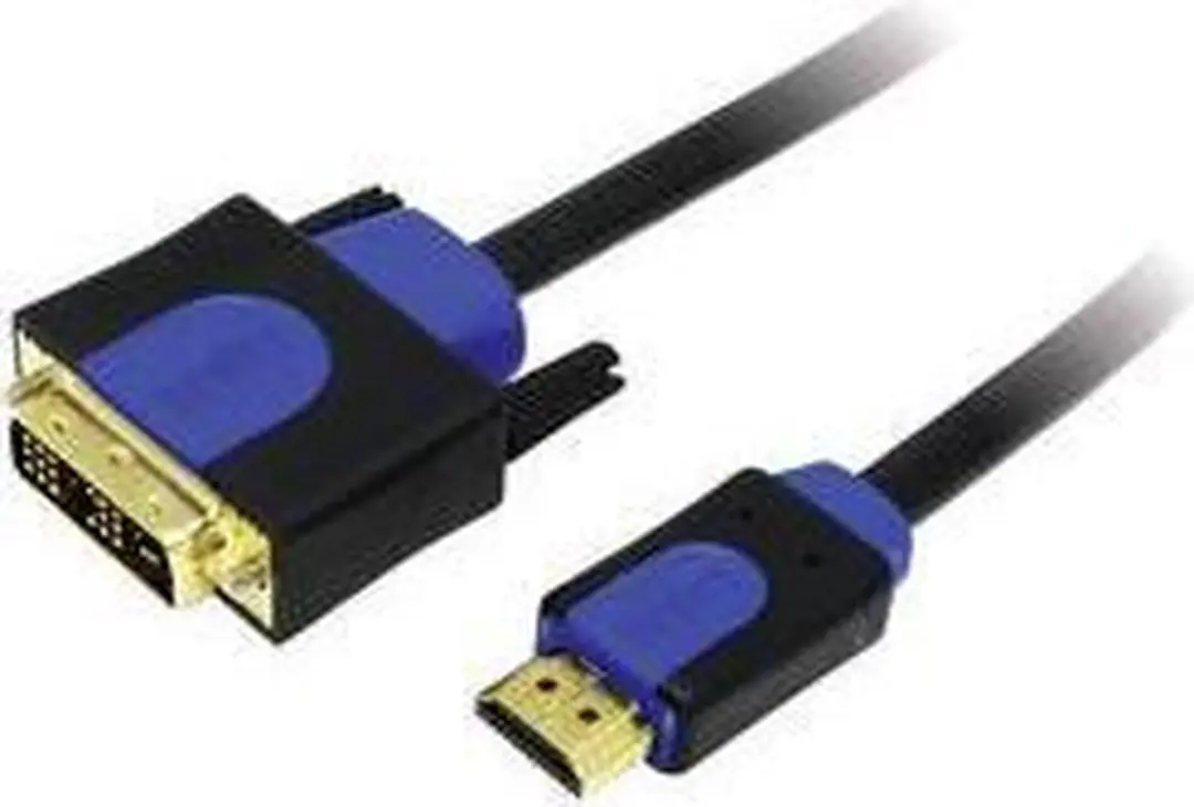 Logilink CHB3102 DVI-D naar HDMI Adapterkabel 2m - Zwart
