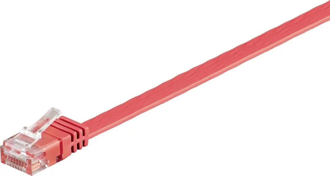 Goobay CAT6 Netwerkkabel RJ45 - Rood - 10 Stuks