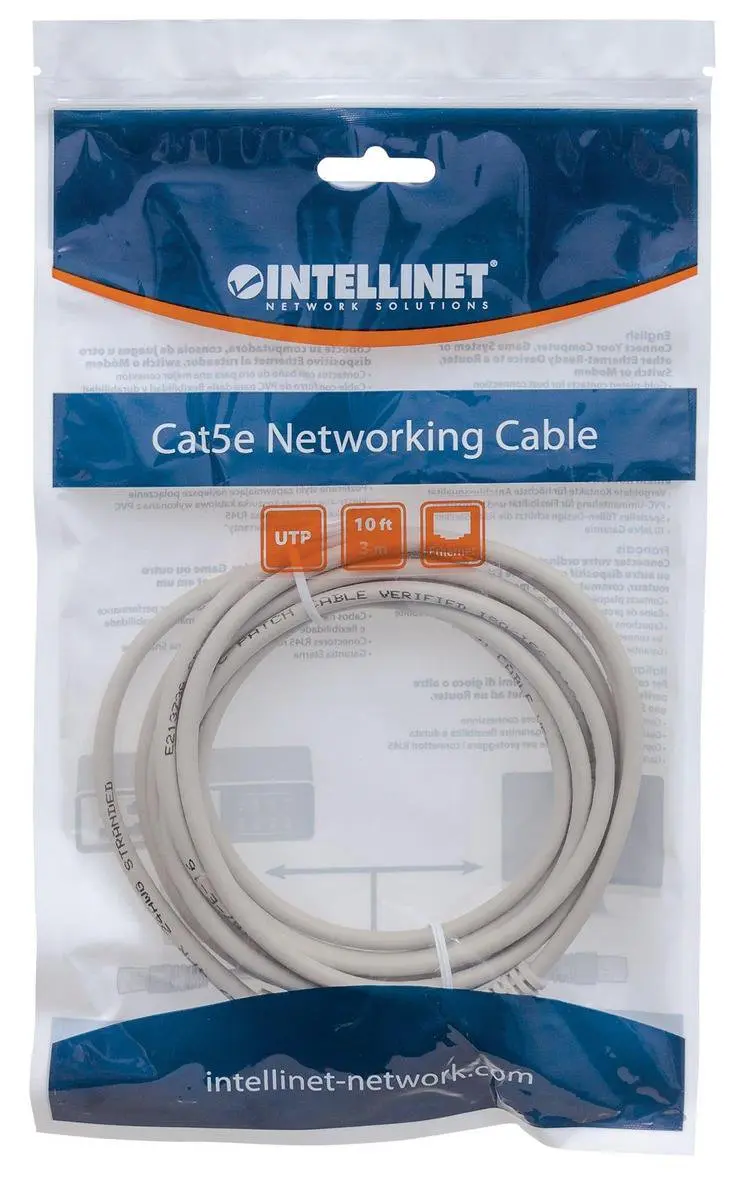 Intellinet 340373 Netwerkkabel RJ45 1m - Grijs