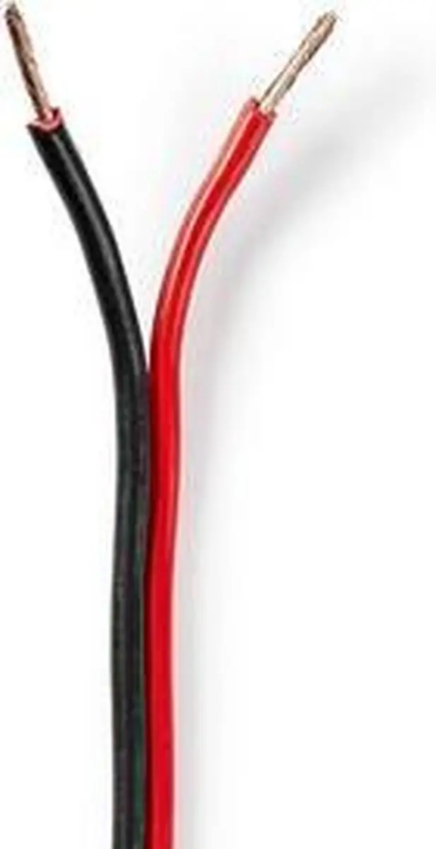 Nedis Speaker-Kabel CCA 1.50mm² 100m - Rood/Zwart