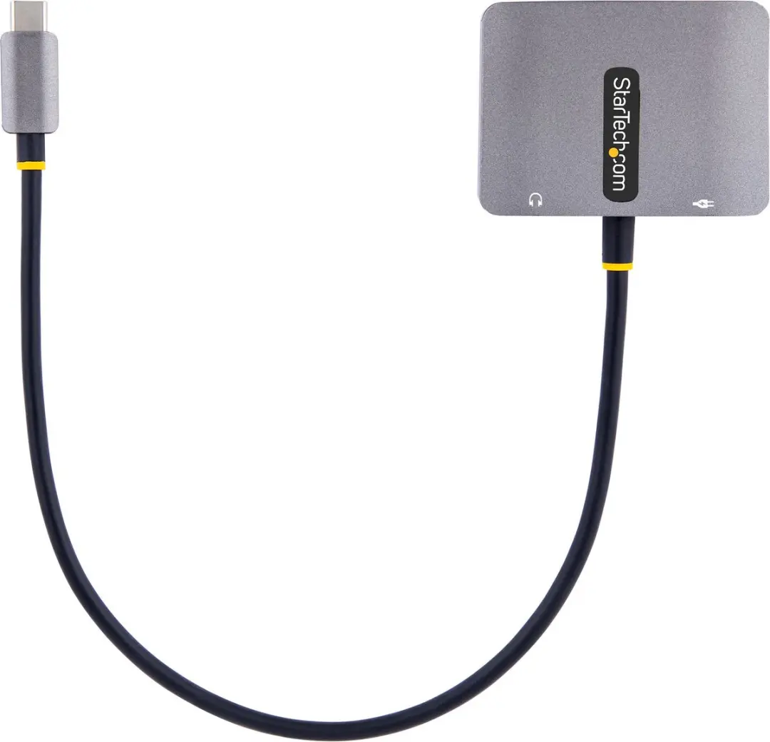Startech 122-USBC-HDMI-4K-VGA USB-C Adapter - Grijs