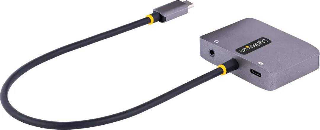 Startech 122-USBC-HDMI-4K-VGA USB-C Adapter - Grijs