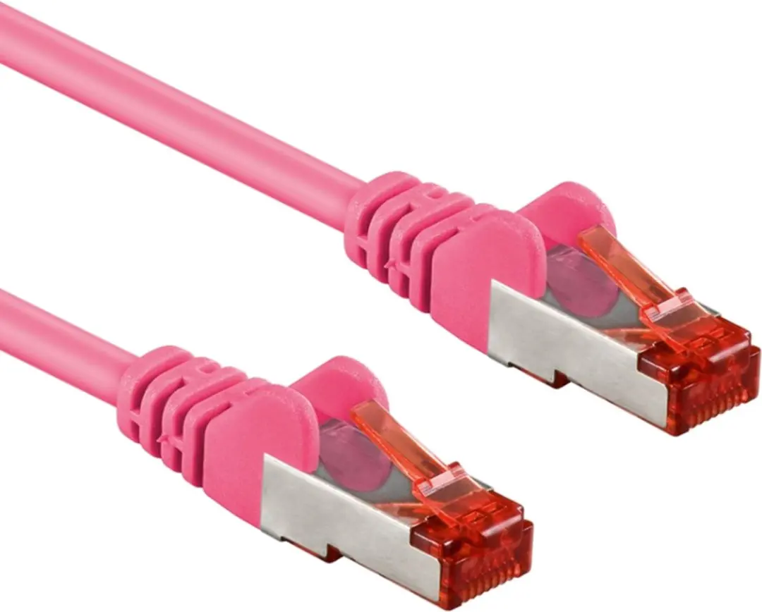 Goobay CAT 6-2000 SSTP PIMF 20m - Roze - 10 Stuks