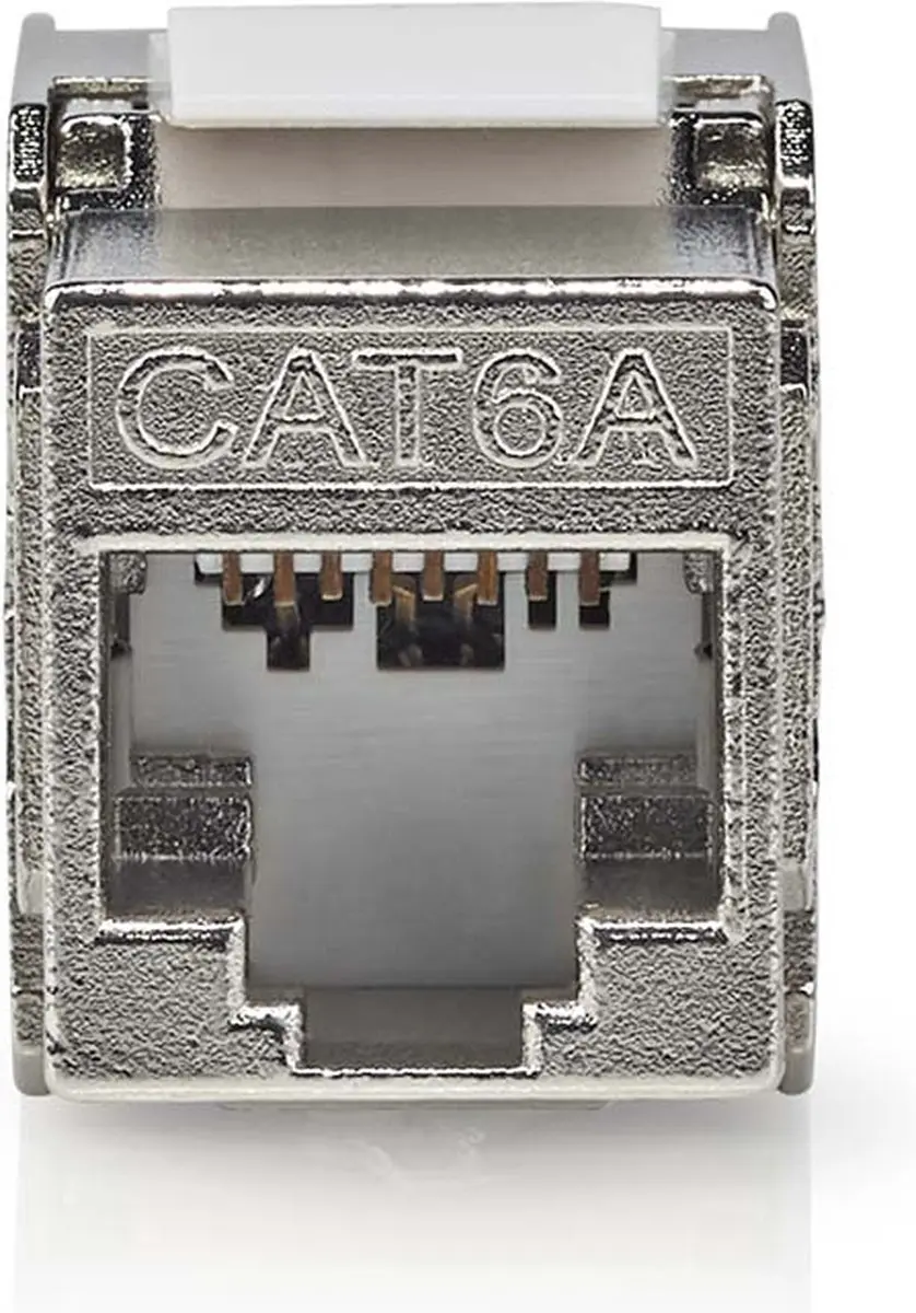 Nedis Keystone CAT6a RJ45 Grijs Metaal