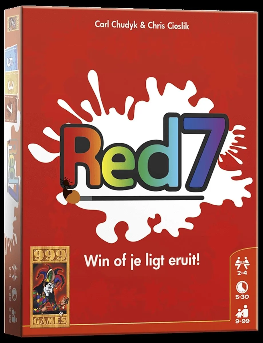 999 Games Red 7 Kaartspel - 2-4 Spelers
