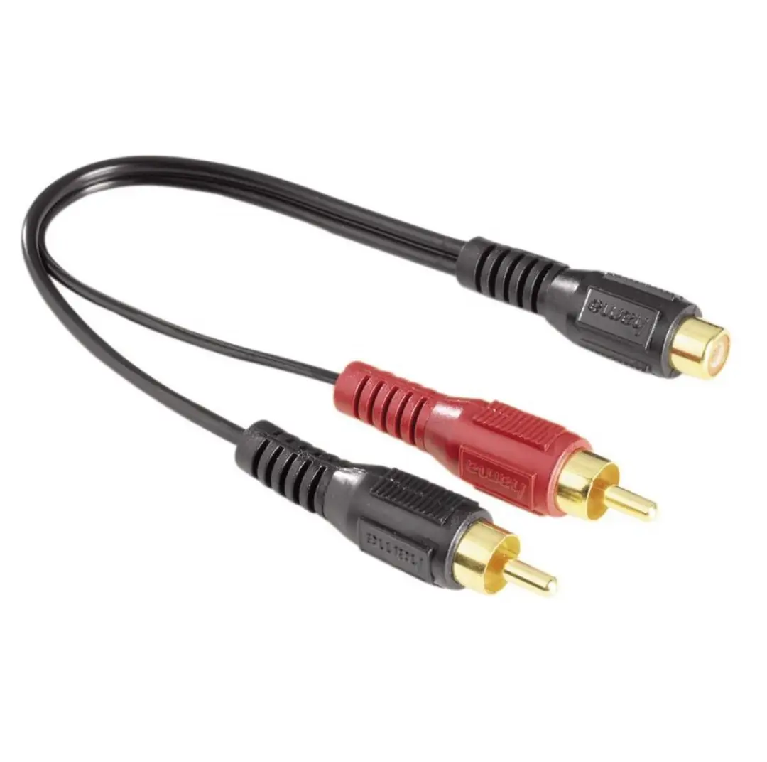Hama Subwooferadapter 2x RCA naar RCA