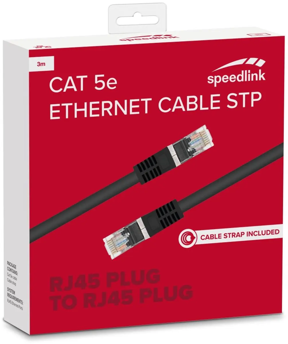 Speedlink CAT 5e STP Netwerkkabel 3m
