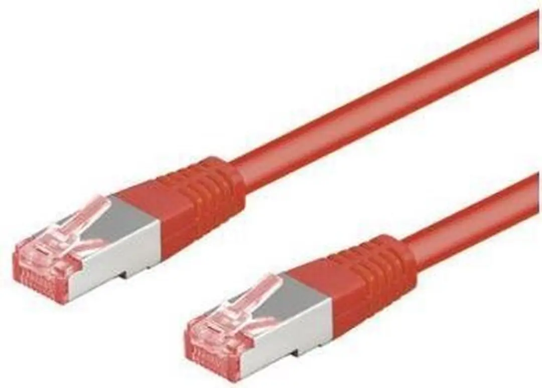 Goobay CAT 6 Patchkabel S/FTP Rood 7.5m - 10 Stuks