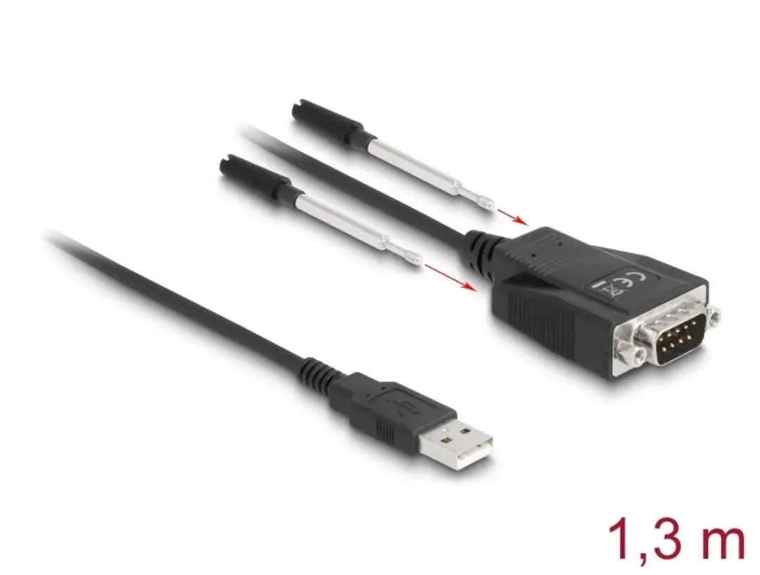 Delock USB 2.0 naar RS-232 Adapter