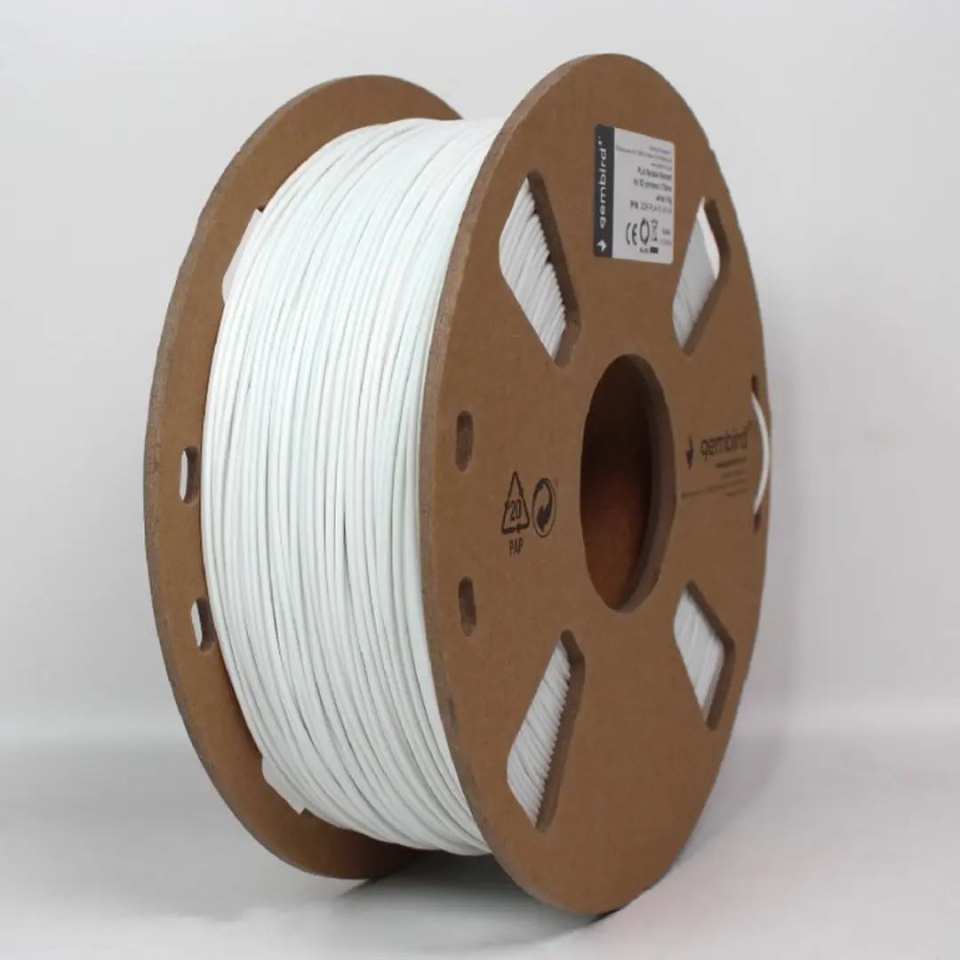 Gembird PLA Flexibel Wit 1.75mm - 1kg - afbeelding 6 van 6