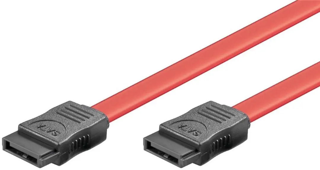 Goobay S-ATA Kabel 0.5m - 10 Stuks - Rood