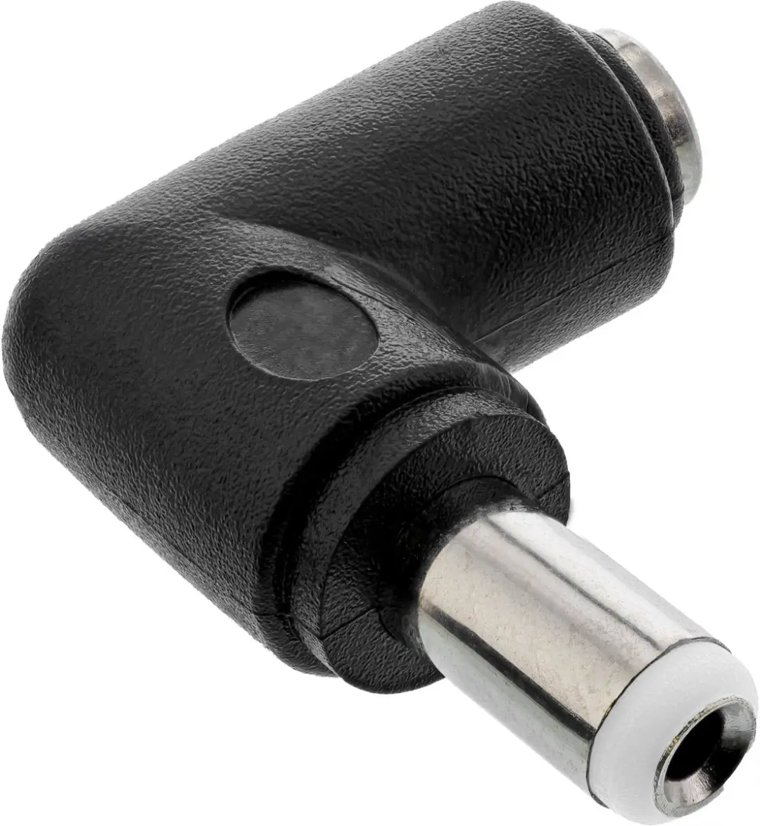 InLine DC Haakse Adapter 5,5x2,5mm