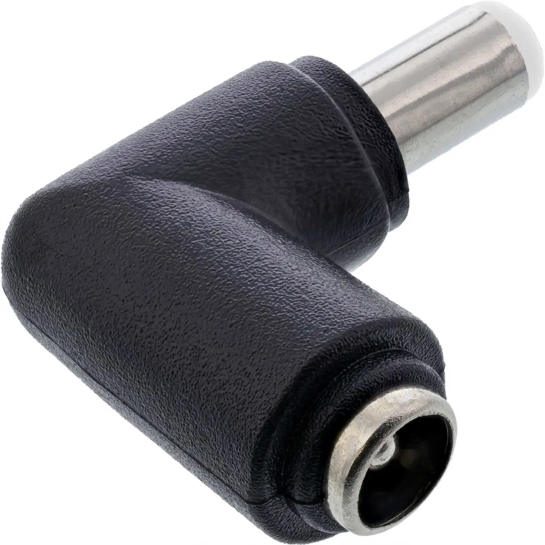 InLine DC Haakse Adapter 5,5x2,5mm - 5V/3A - Zwart