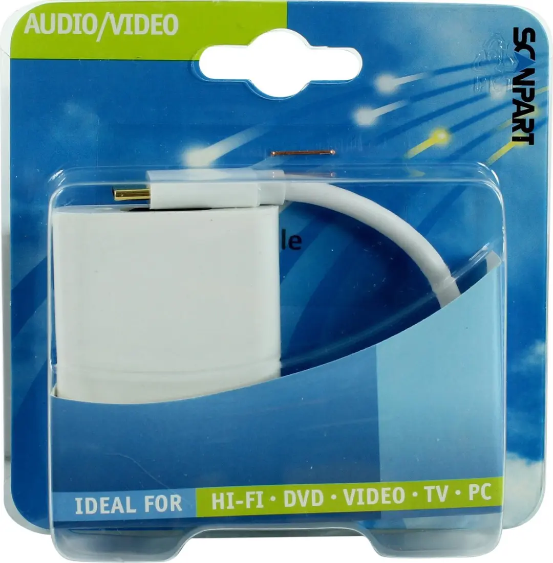 Scanpart USB-C naar VGA Adapter - Wit