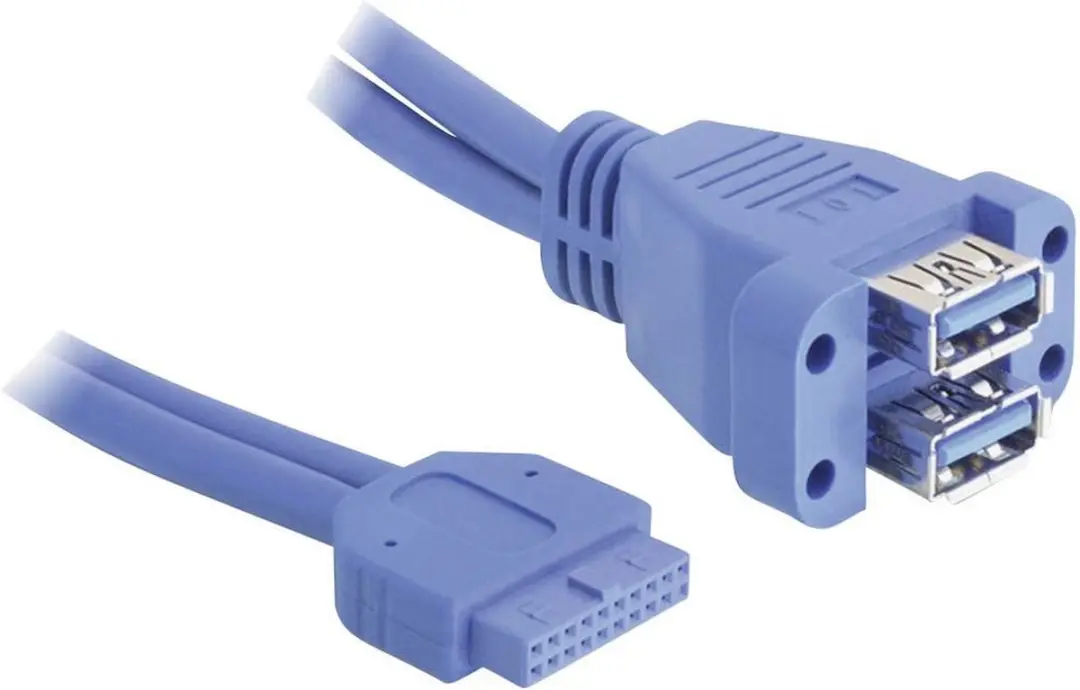 Delock 82942 USB-kabel - Blauw