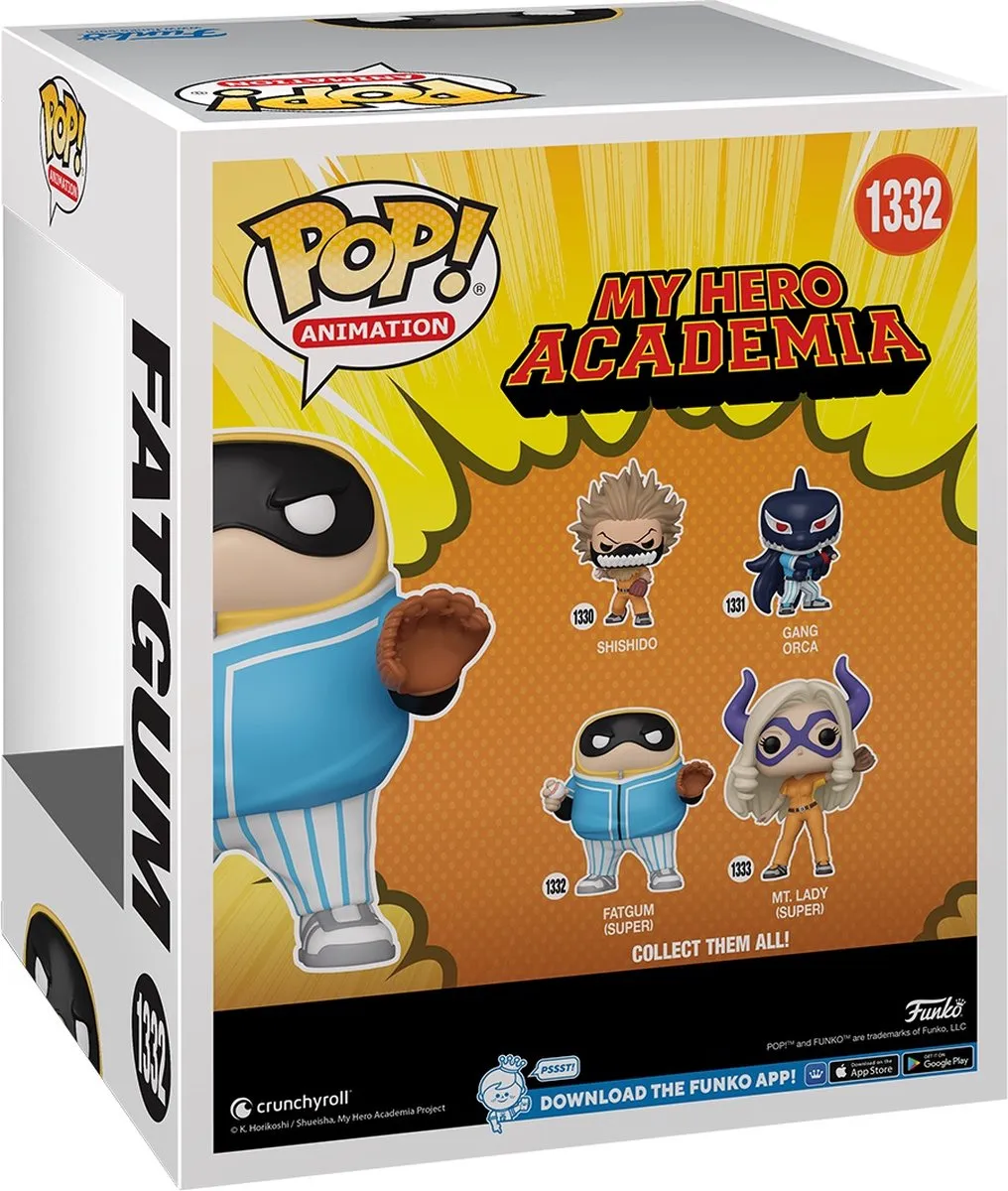 Funko My Hero Academia Fatgum Jumbo POP! 70617 - 15cm - Multicolor
