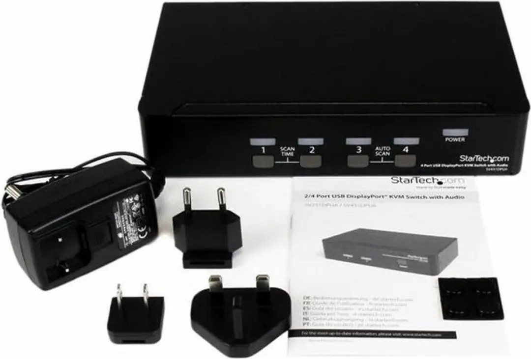 Startech SV431DPUA USB DisplayPort KVM-switch 4-poort