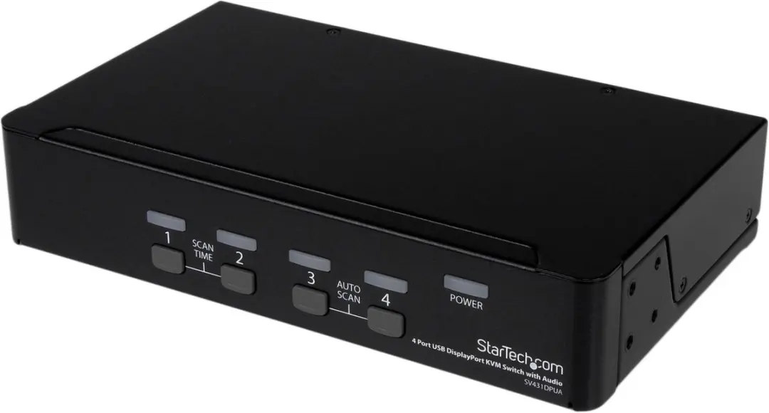 Startech SV431DPUA USB DisplayPort KVM-switch 4-poort - Zwart