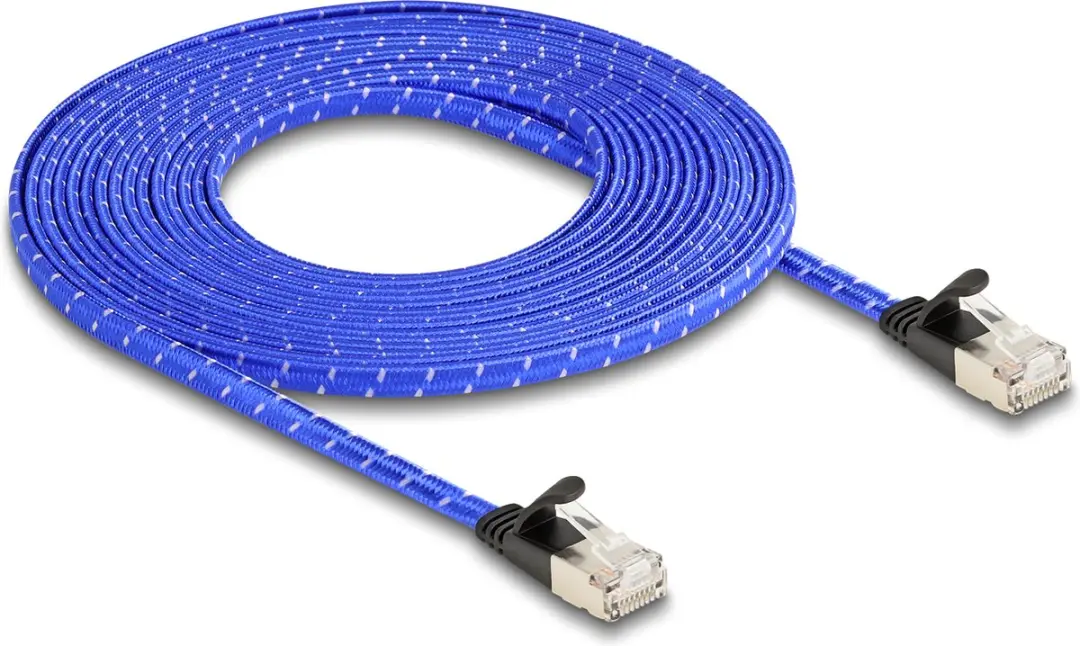 Delock Cat.6A U/FTP RJ45 Kabel 5m - Blauw