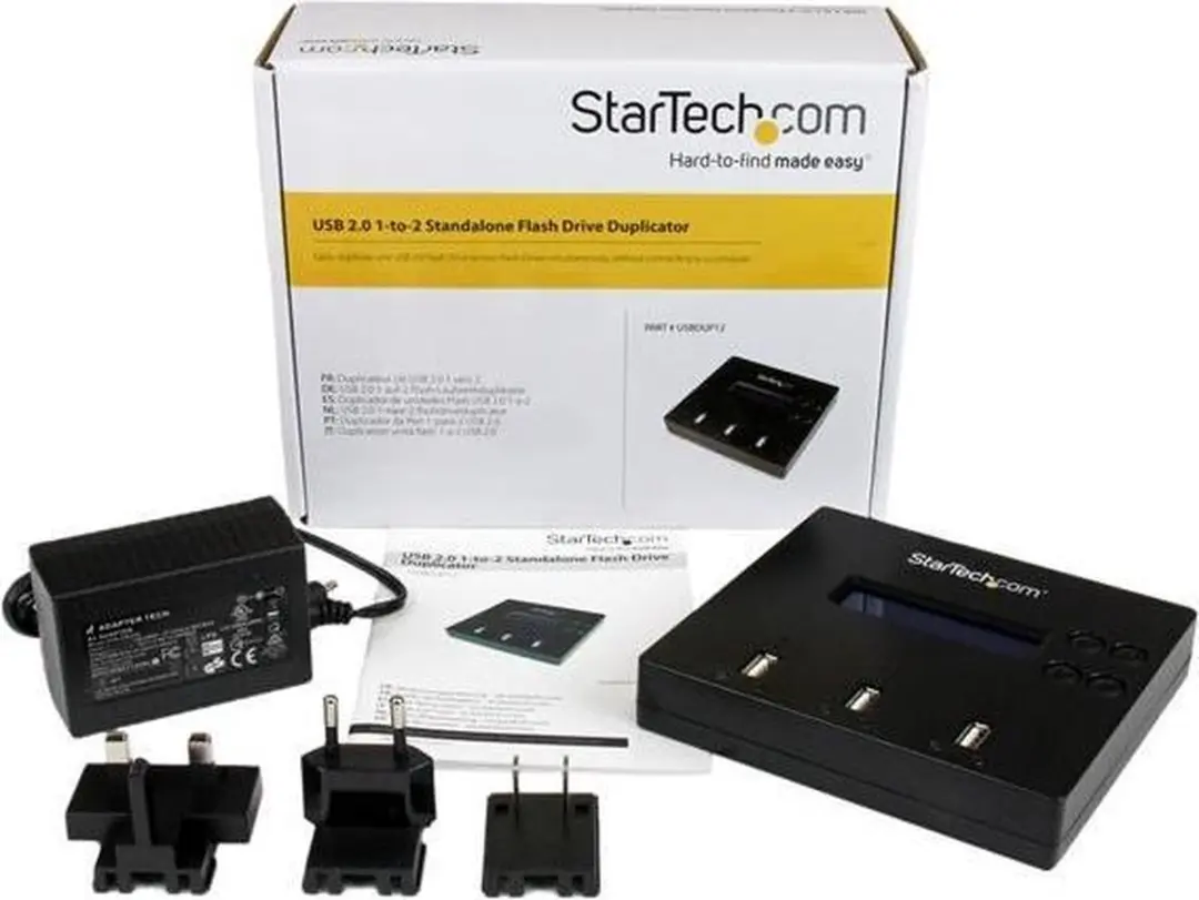 Startech USBDUP12 USB 2.0 Hub - Zwart